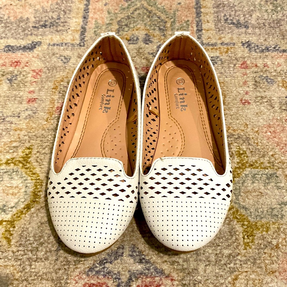 Girls slip on flats